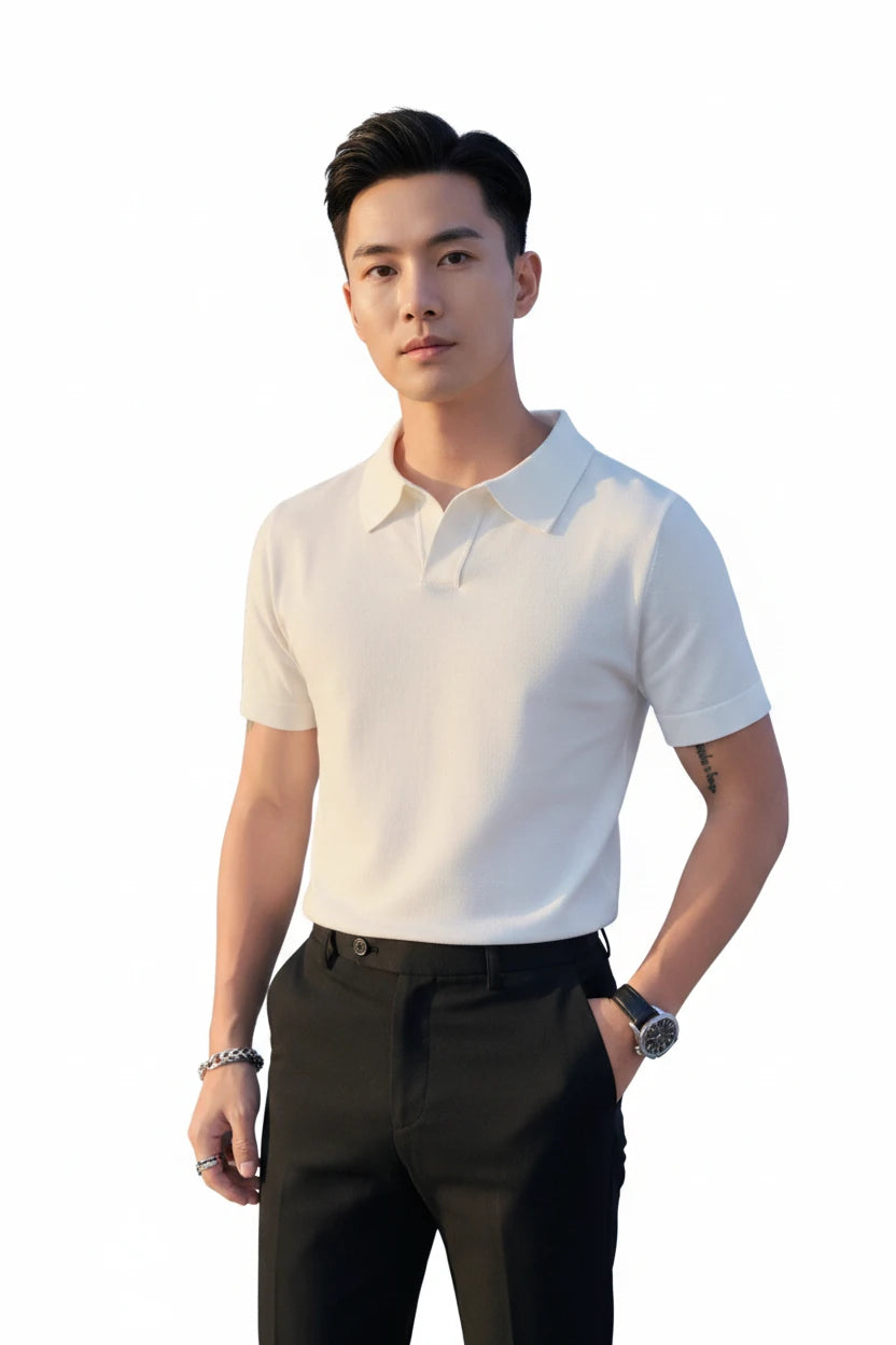The Luxe Knit Polo