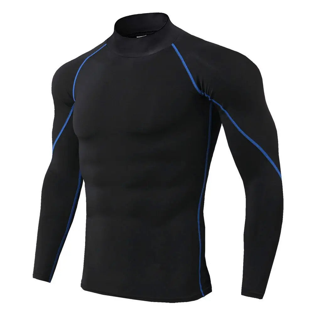 Men's Long Sleeve Compression Tee – Quick-Dry Performance Fit