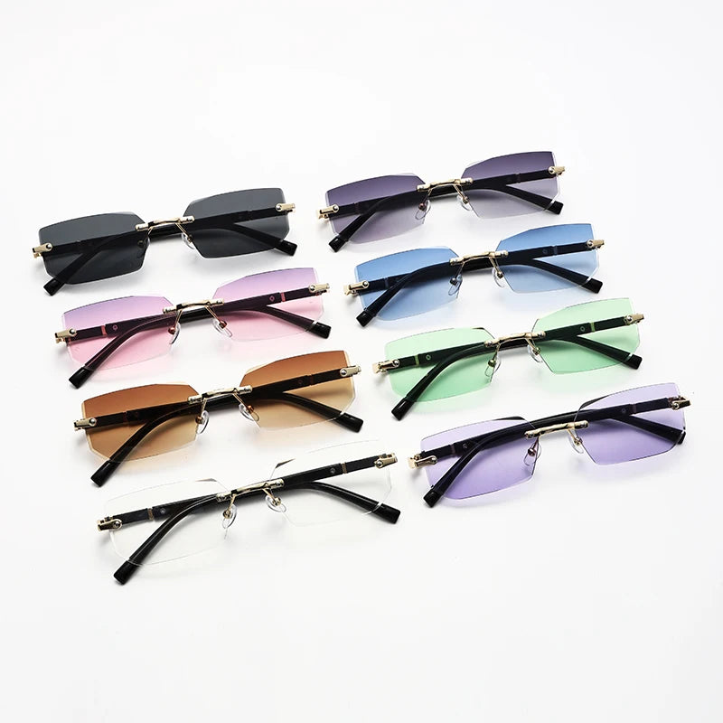 The Rimless Rectangle Sunglasses