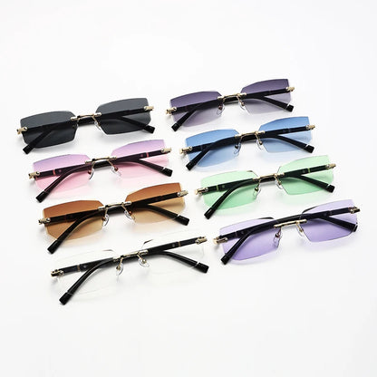 The Rimless Rectangle Sunglasses