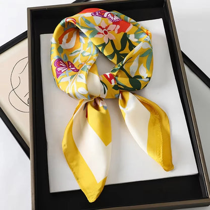 LuxeWrap Satin Scarf
