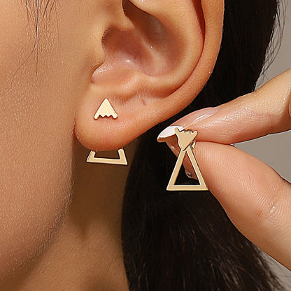 The Geometry Stud Earrings