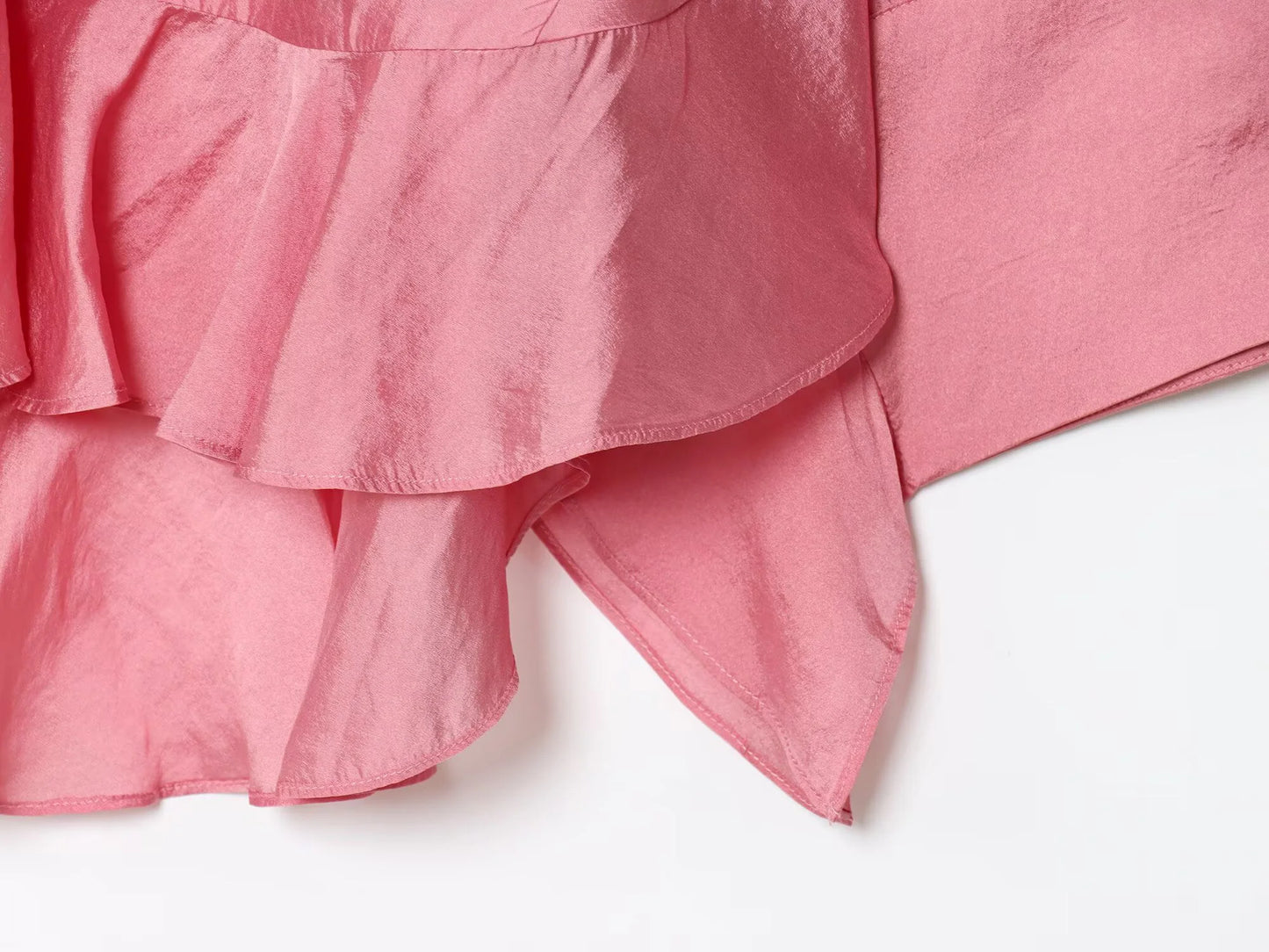 The Silk Gentle Ruffle Blouse