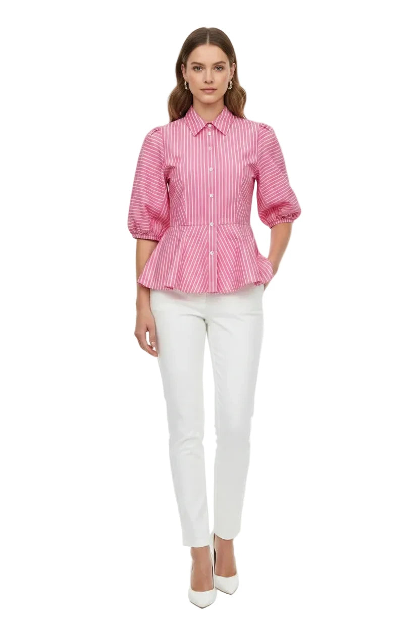 The Pink  Bubble Stripe Shirt