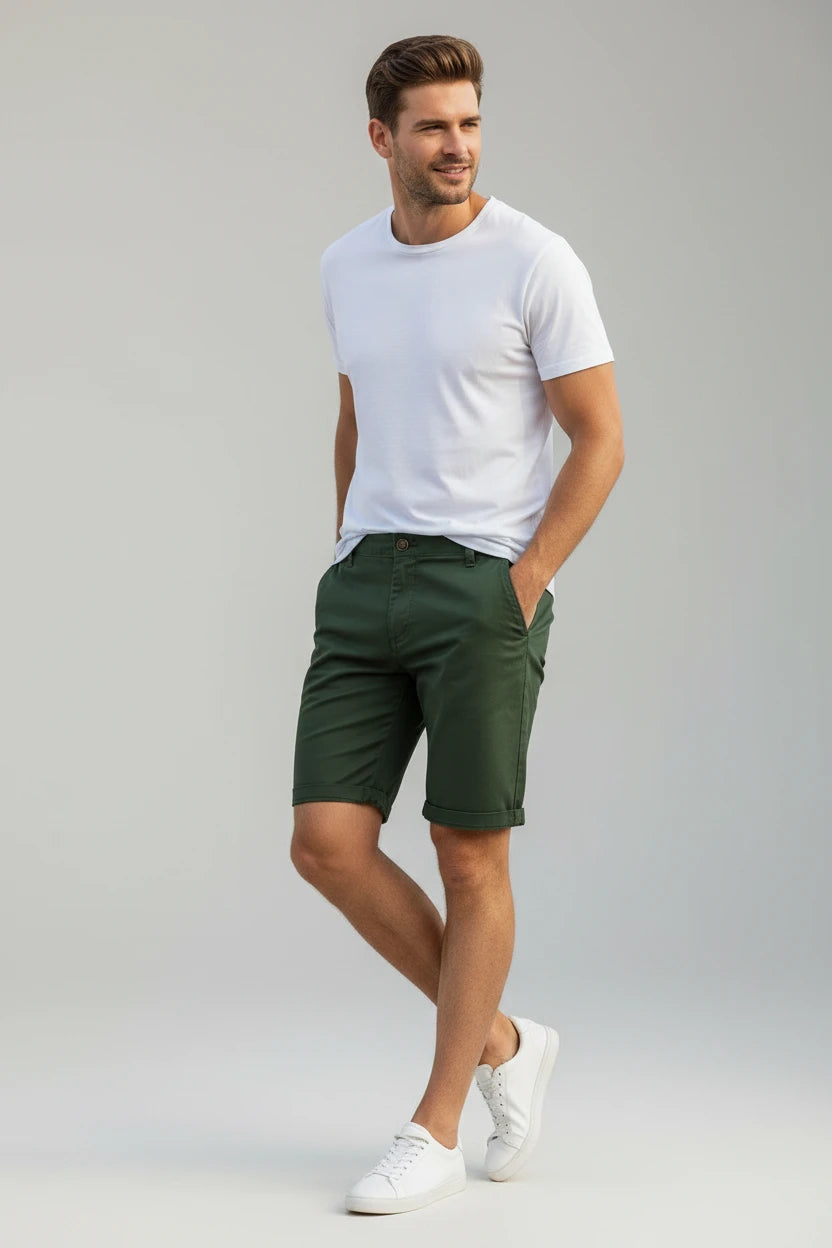 Men’s Casual Khaki Summer Shorts