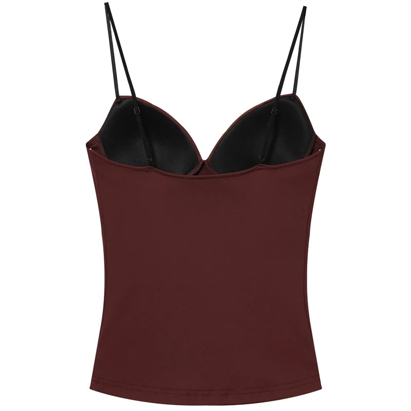 The Bordeaux Bustier Cami