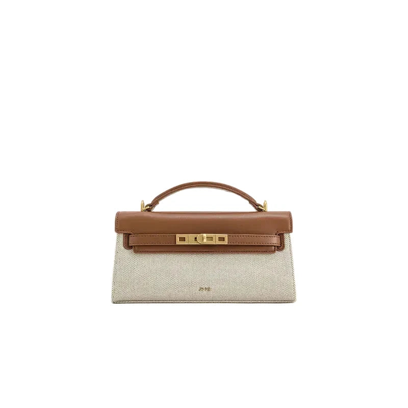 Structured Mini  Leather Handbag – Modern Minimalist Everyday Bag