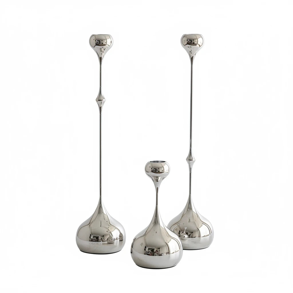 SUNLUX Lumière Stainless Steel Candle Stand