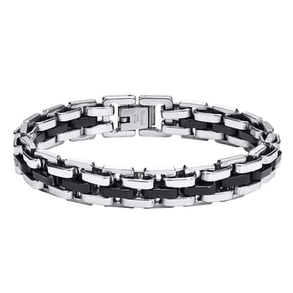 The Obsidian Link Bracelet