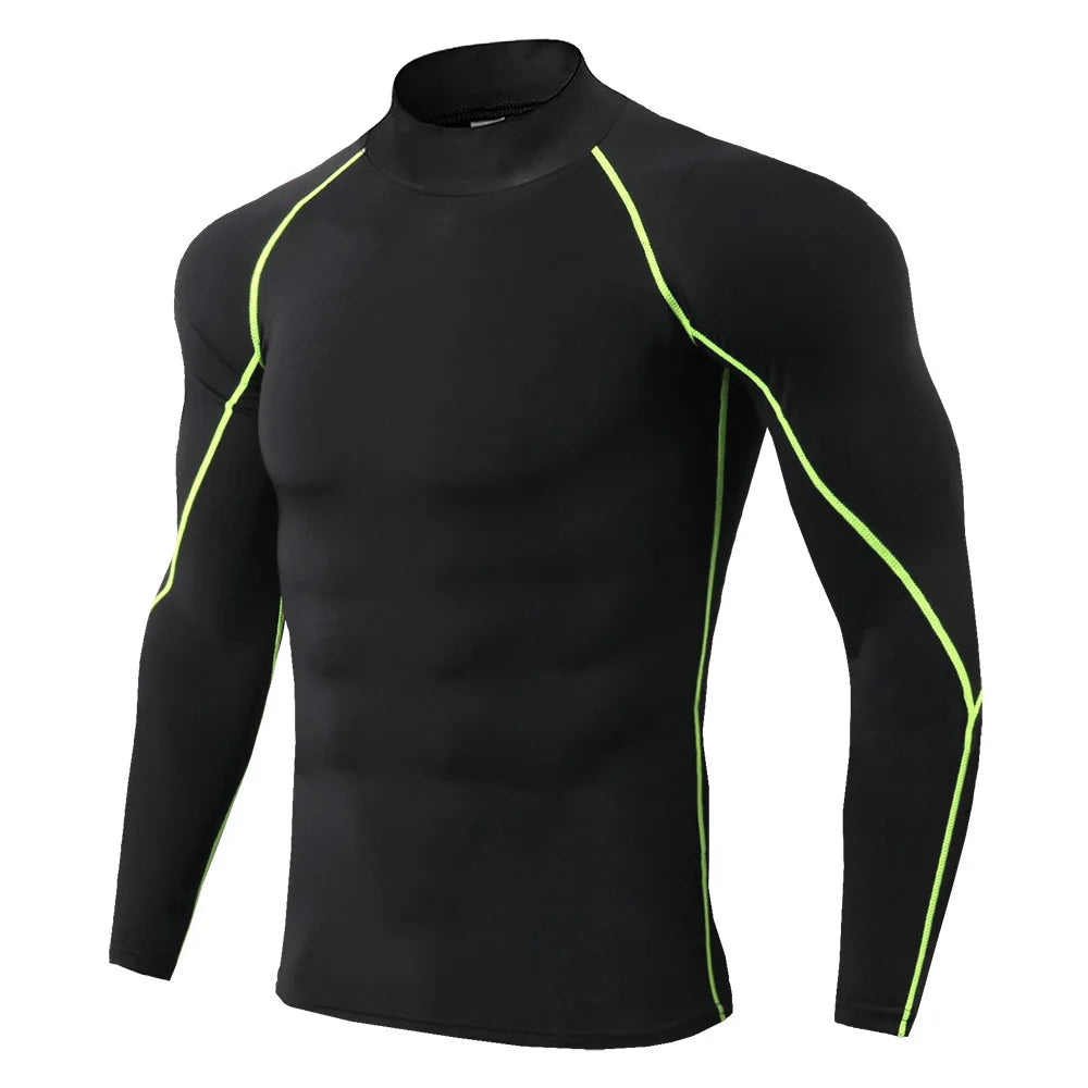 Men's Long Sleeve Compression Tee – Quick-Dry Performance Fit