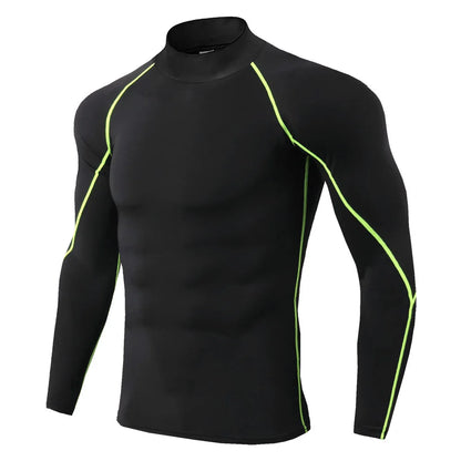 Men's Long Sleeve Compression Tee – Quick-Dry Performance Fit